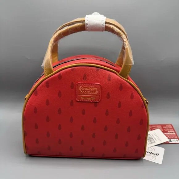 Loungefly Strawberry Shortcake & Custard Scented Crossbody Bag Purse NEW - Picture 4 of 6